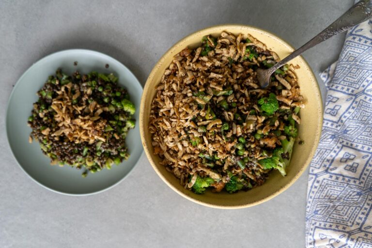 Black Lentil Salad