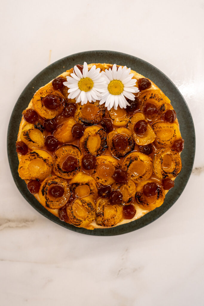 Roasted Apricot Cheesecake