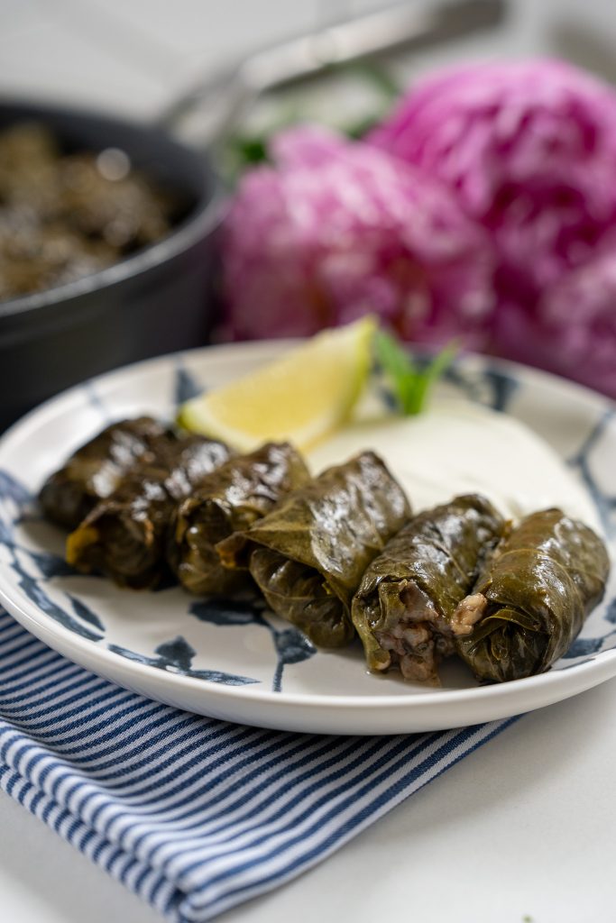 Stuffed GrapeMaster the art of authentic vegetarian stuffed grape leaves with this fresh recipe. Featuring a tangy rice filling with herbs, sumac, and pomegranate molasses, it's far superior to any canned version. Leaves